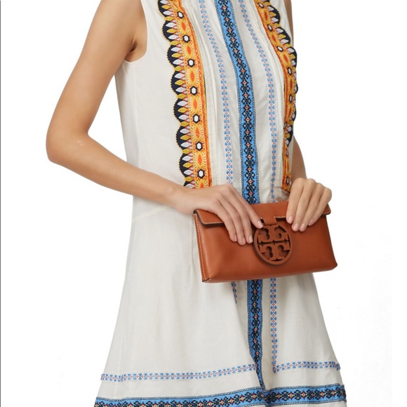 -HP- Tory Burch Cuoio Miller Clutch - Picture 4 of 8